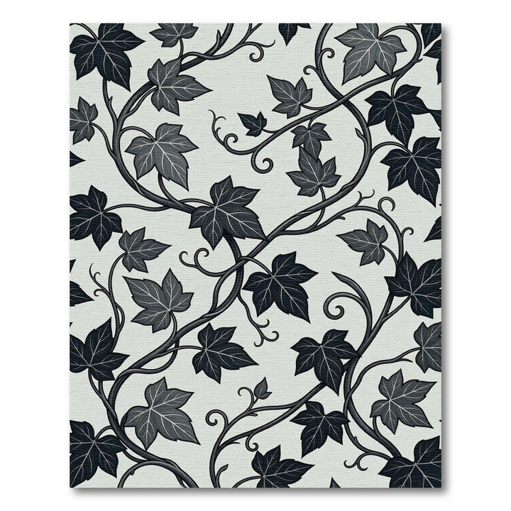 Dark Ivy Vine Foliage Rug