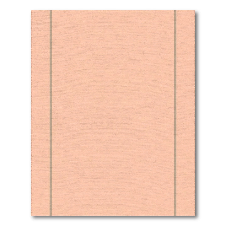 Peach Cream Muted Stripe Rug