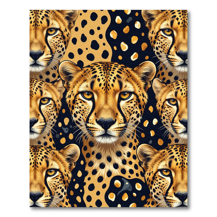 Cheetah Spot Abstract Animal Rug