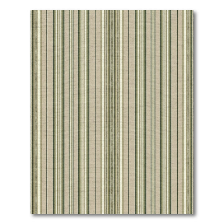 Earthy Neutral Stripe Tonal Accent Rug