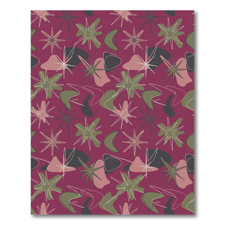 Mid Century Atomic Starburst Collection Rug