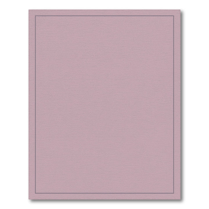 Soft Rose Pink Quatrefoil Border Rug