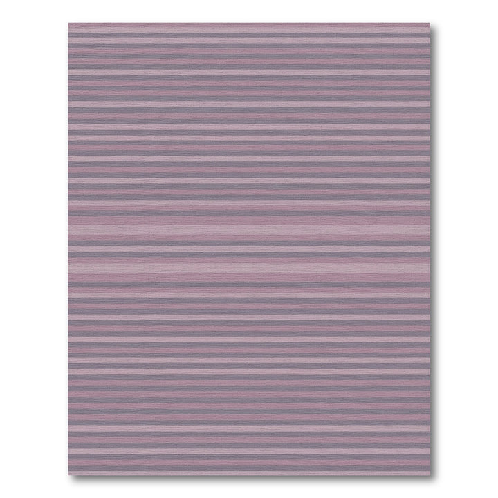 Muted Rose Horizontal Stripe Texture Rug
