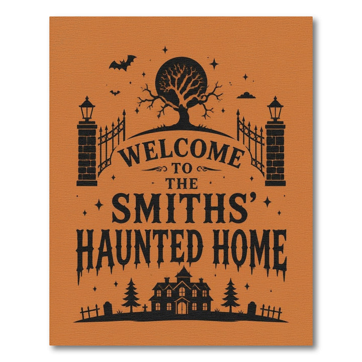 Smiths' Haunted Home Orange Area Rug