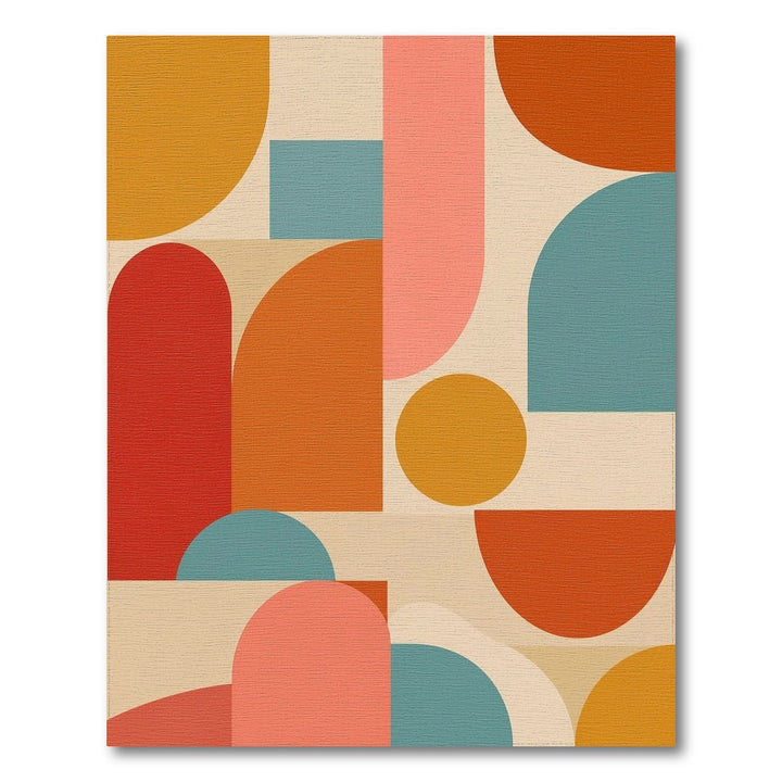 Multi-color and Patterns Geometric Modern Multi-Color Geometric Modern Area Rug