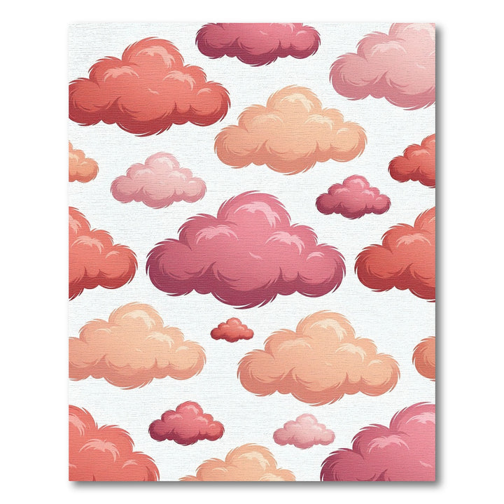 Pastel Cloudscape With Pink Hues Rug
