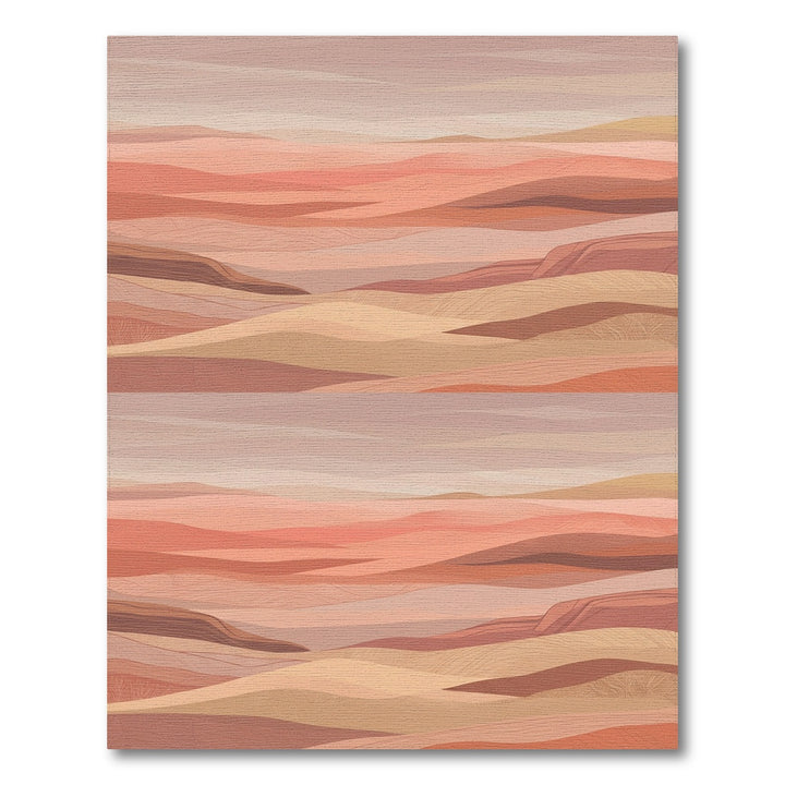 Earthy Toned Layered Landscape Rug