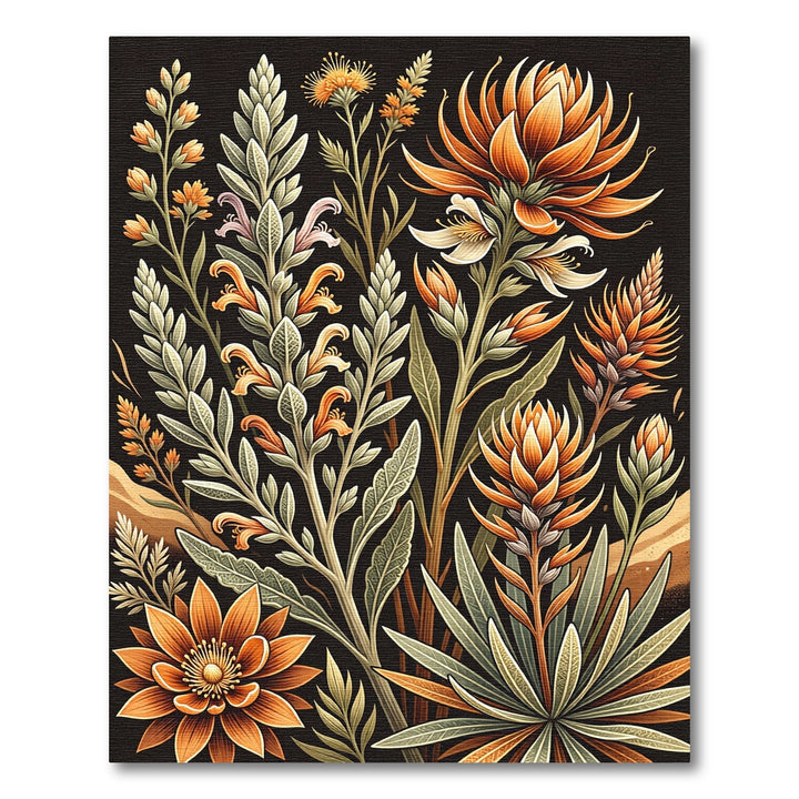 Exotic Orange Blossom Floral Rug