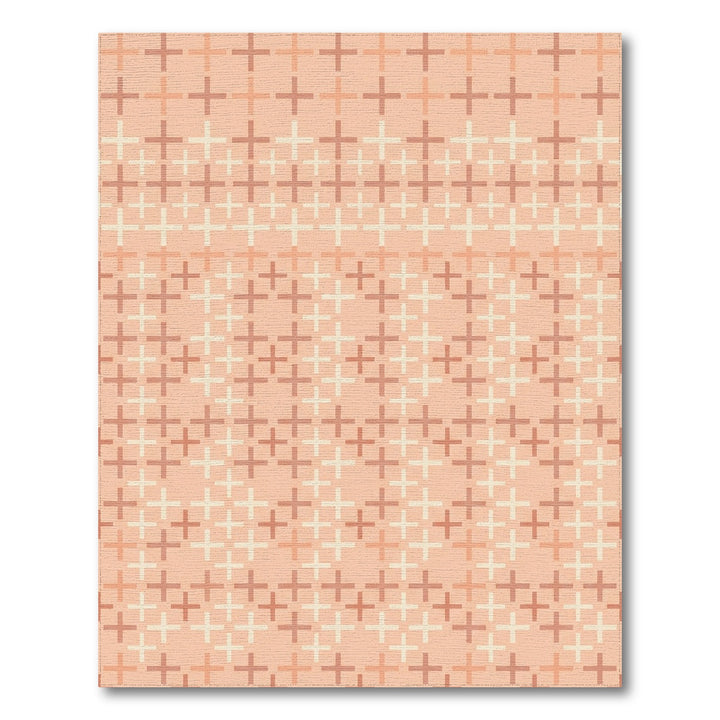 Terracotta Plus Stripe Gradient Rug