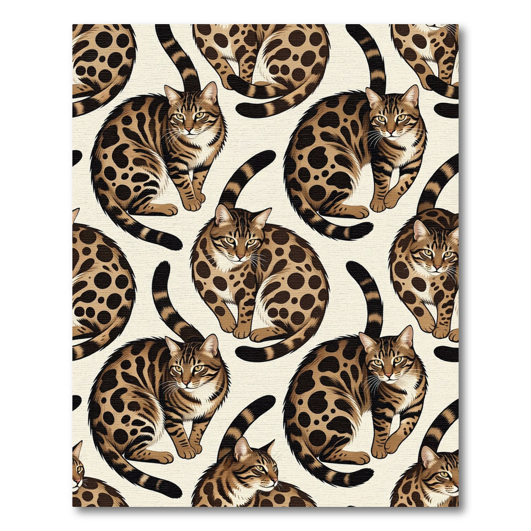 Bengal Cat Spotted Jungle Rug