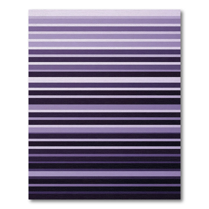 Purple Gradient Stripe Rug