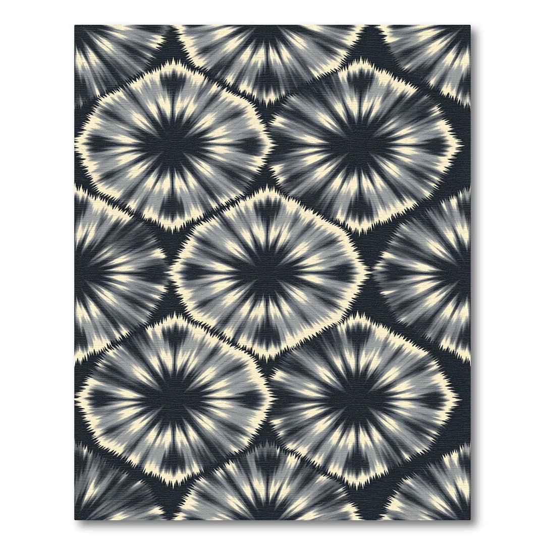 Tie-dye Starburst Diamond Rug