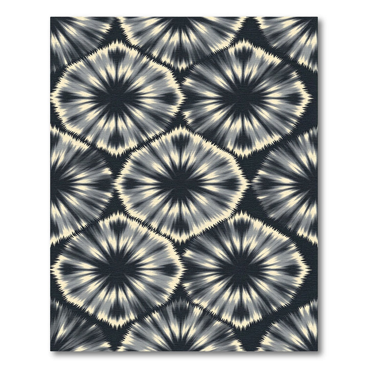 Tie-dye Starburst Diamond Rug