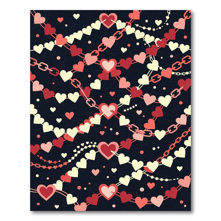 Romantic Heart Chains Dark Romance Rug