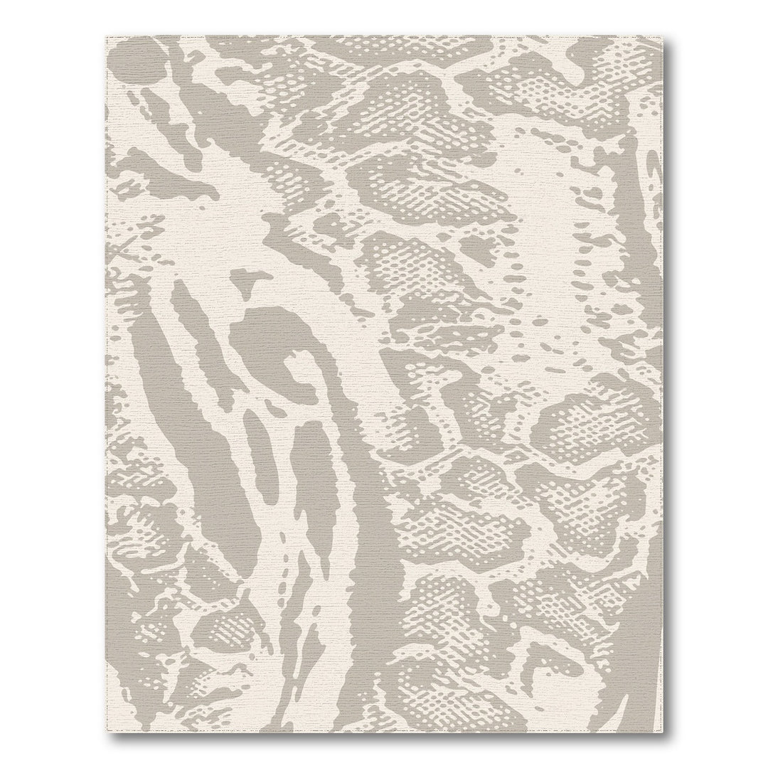 Beige Abstract Pattern Area Rug