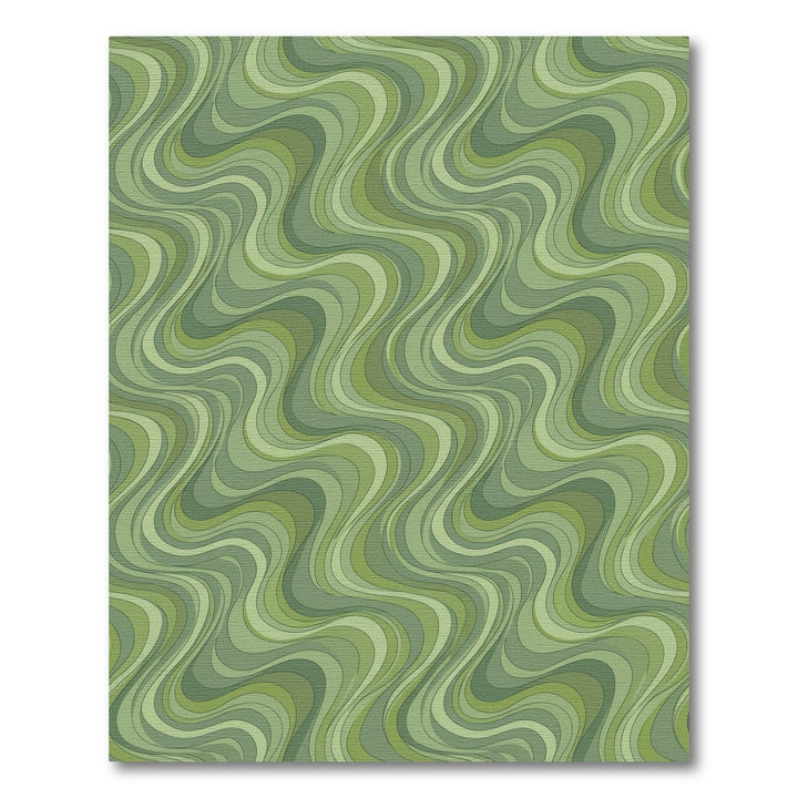 Verdant Wavy Stripe Interplay Rug