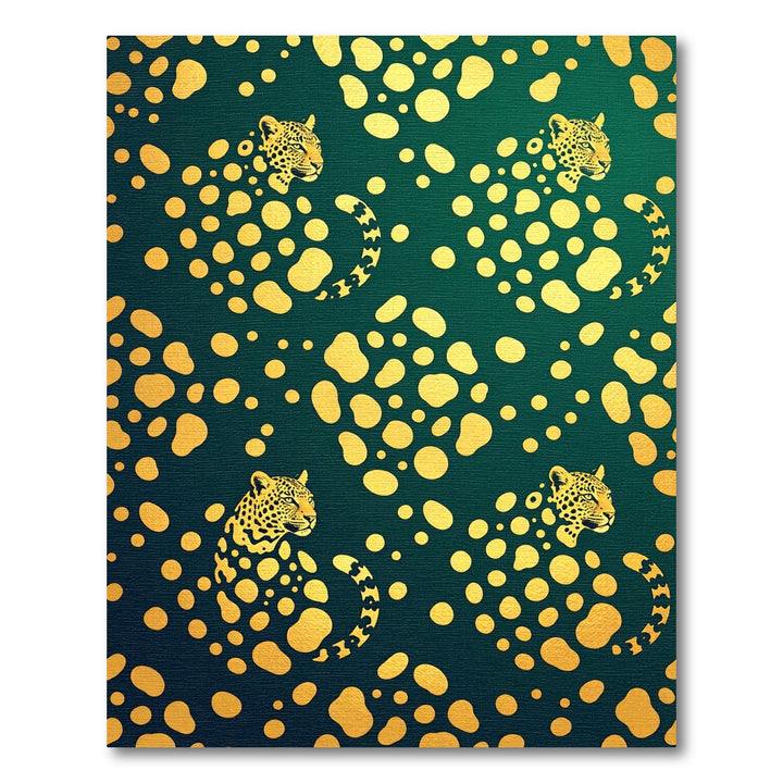 Gilded Leopard Emerald Spots Rug