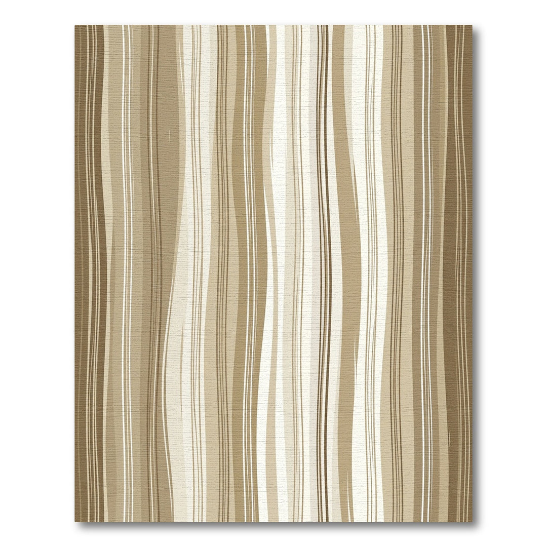 Neutral Tone Wavy Stripe Rug