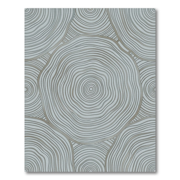 Concentric Circles And Curves Rug