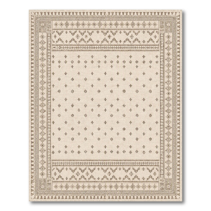 Beige Heritage Tribal Area Rug