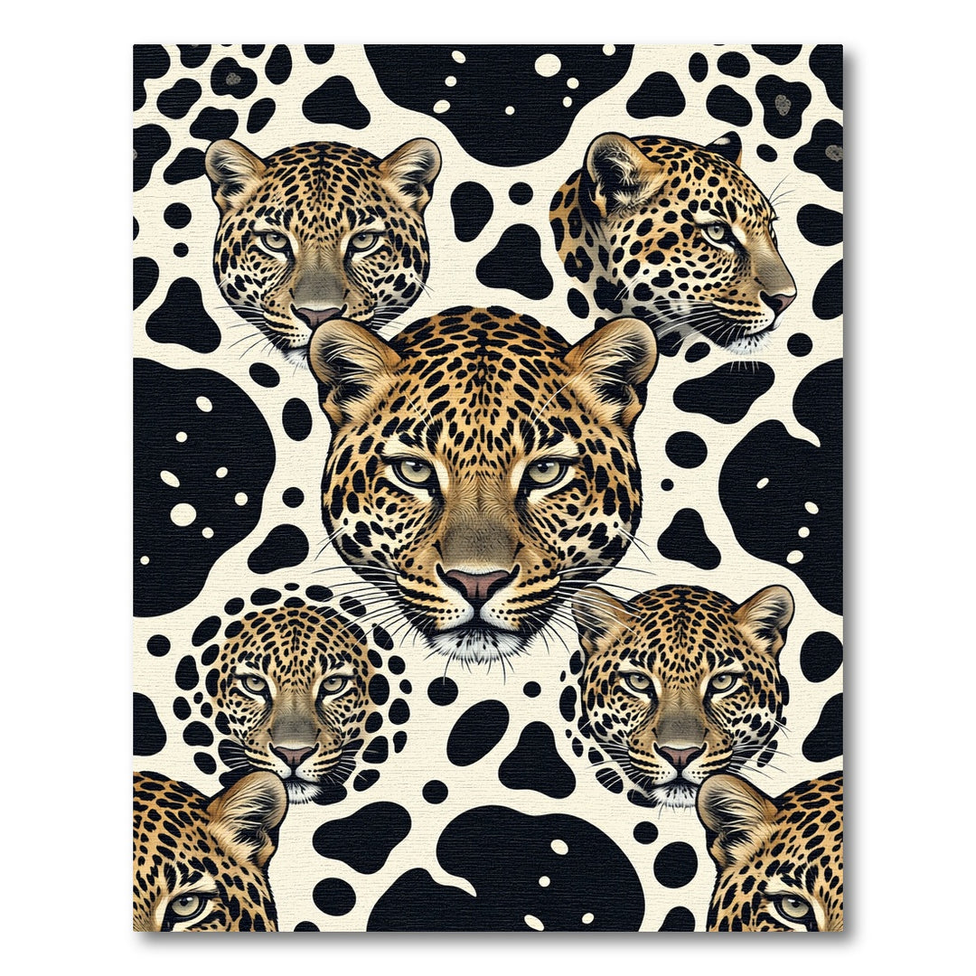 Leopard Spots Contemporary Artistic Rug