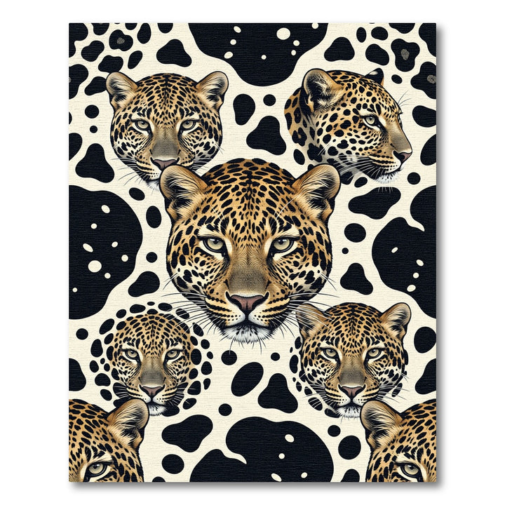 Leopard Spots Contemporary Artistic Rug