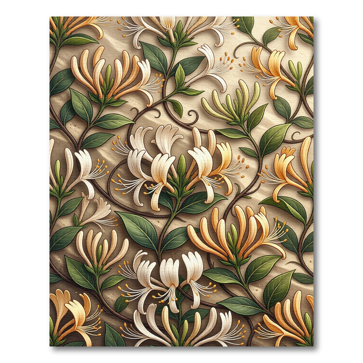 Elegant Honeysuckle Garden Botanical Rug
