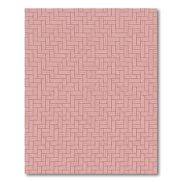 Rose Gold Woven Herringbone Texture Rug
