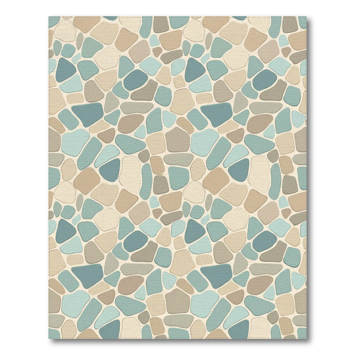 Natural Pebble Mosaic Stone Rug