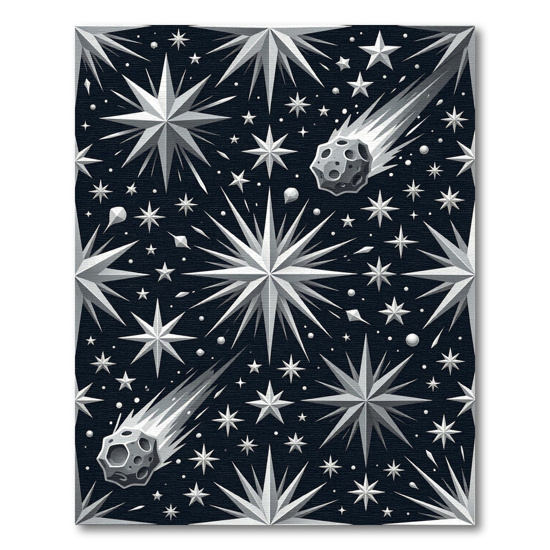 Cosmic Starburst Meteor Shower Rug
