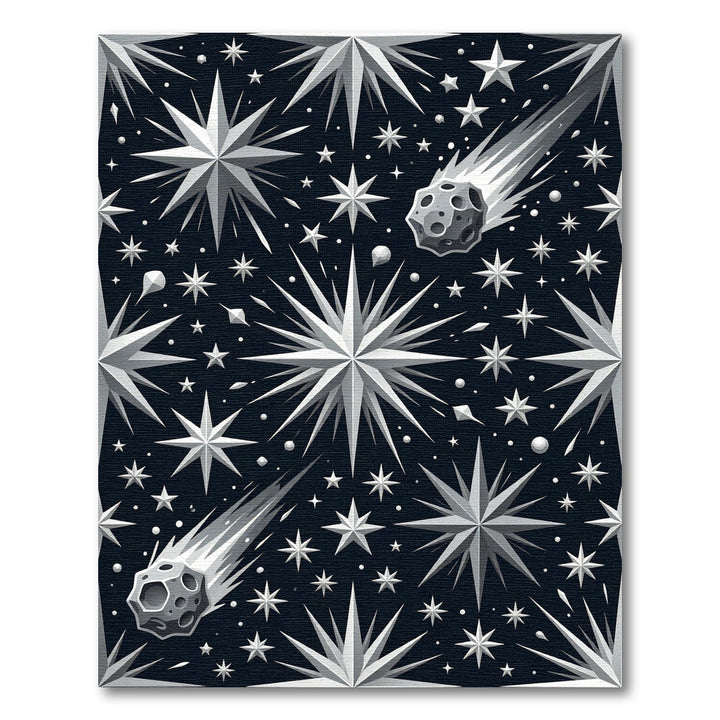 Cosmic Starburst Meteor Shower Rug