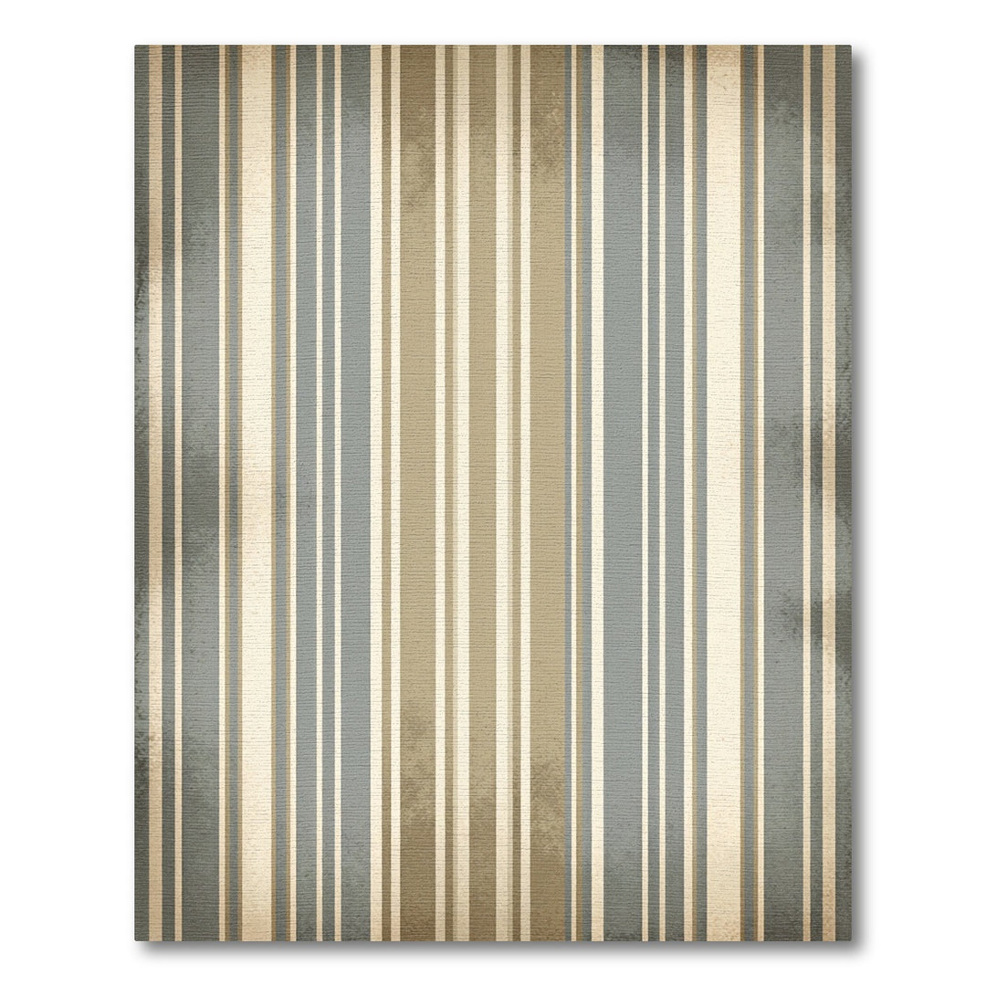 Earthy Tones Vertical Stripe Rug
