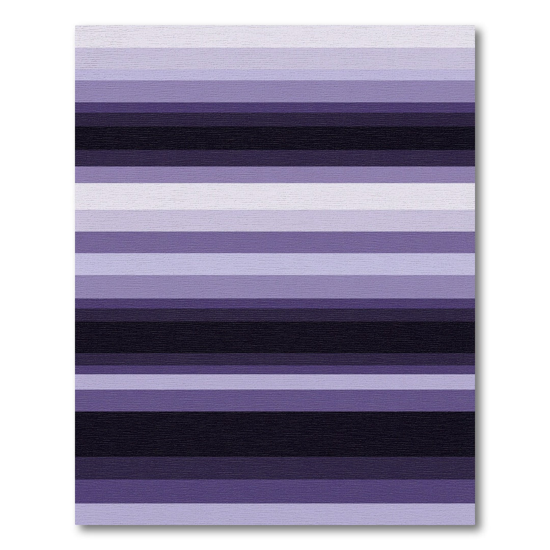 Striped Violet Gradient Harmony Rug