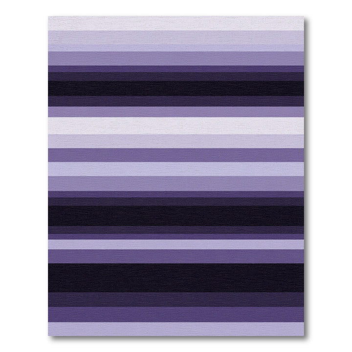 Striped Violet Gradient Harmony Rug