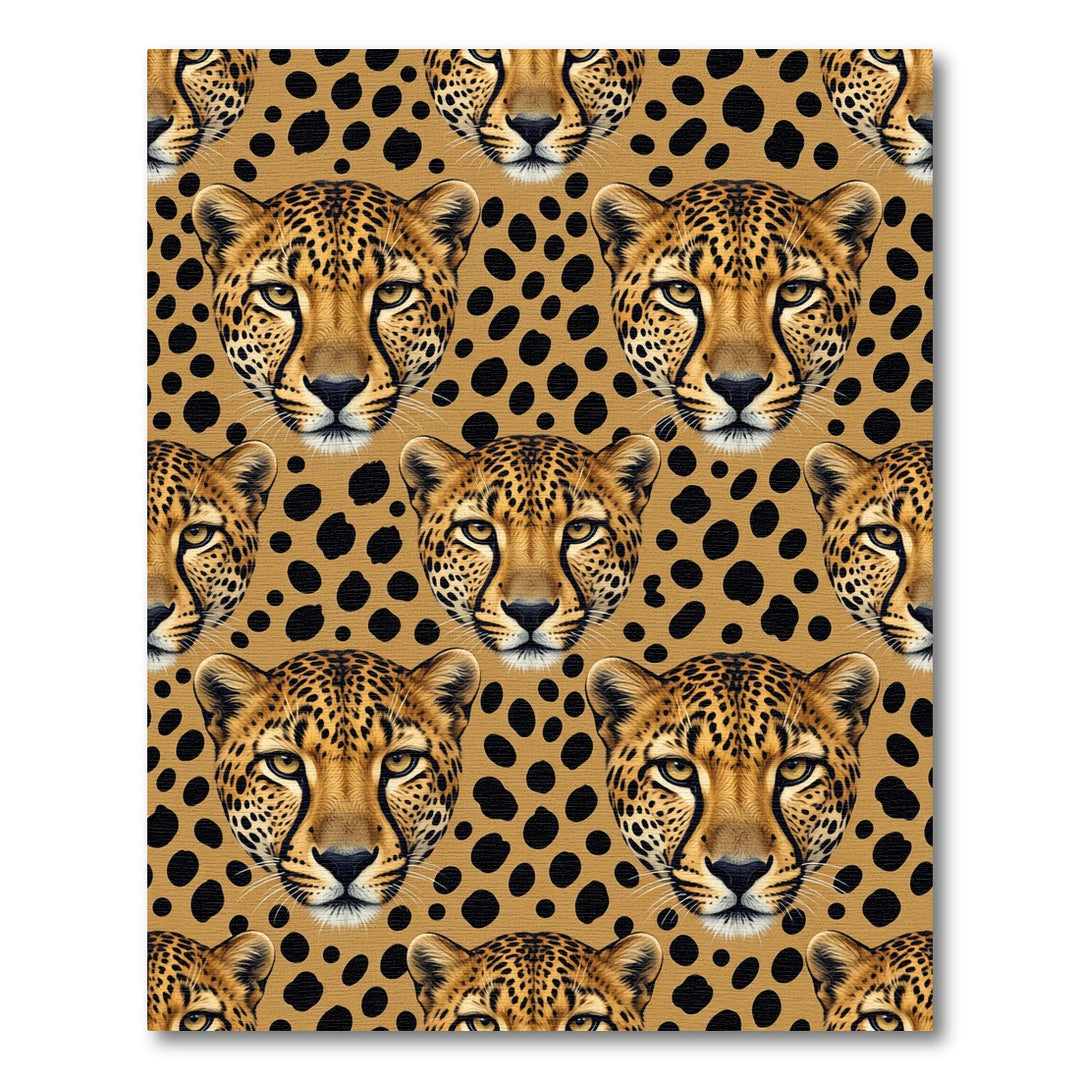 Majestic Cheetah Spots Brown Rug