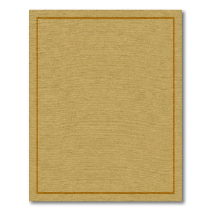 Golden Ochre Bordered Square Rug