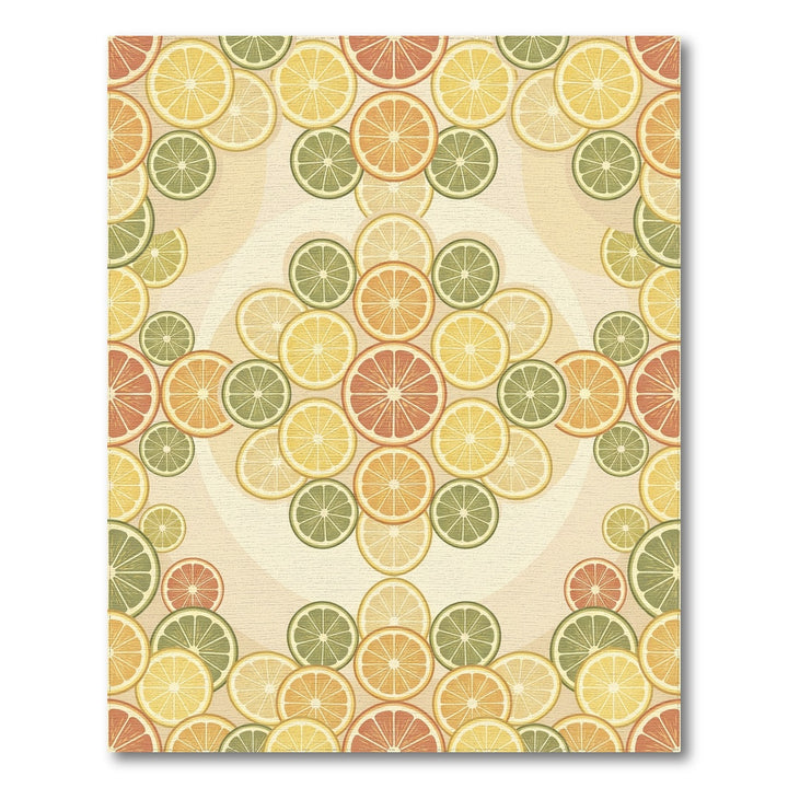Citrus Slices Aromatic Summer Grove Rug