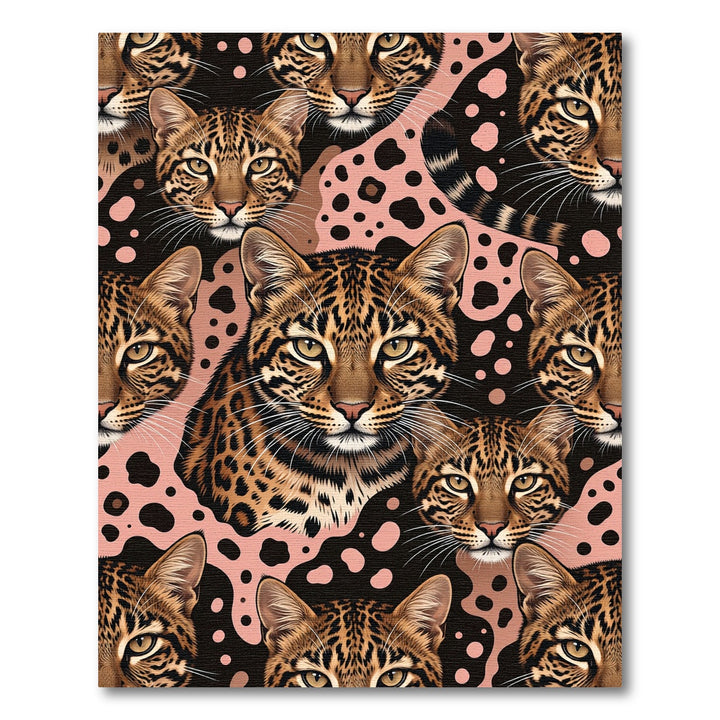Leopard Spots And Eyes Rug