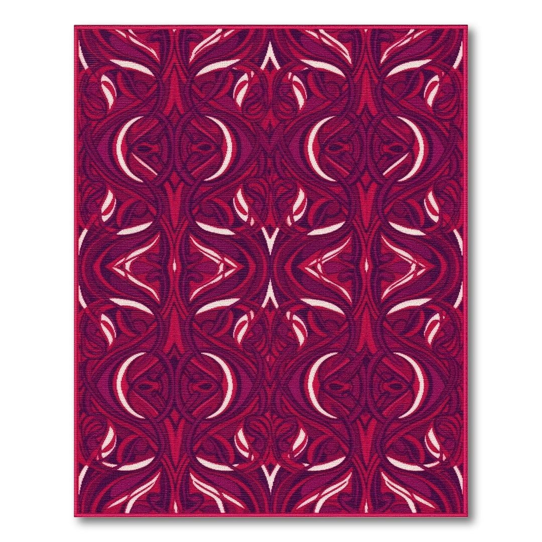 Red Rich Red Traditional Persian Area Rug