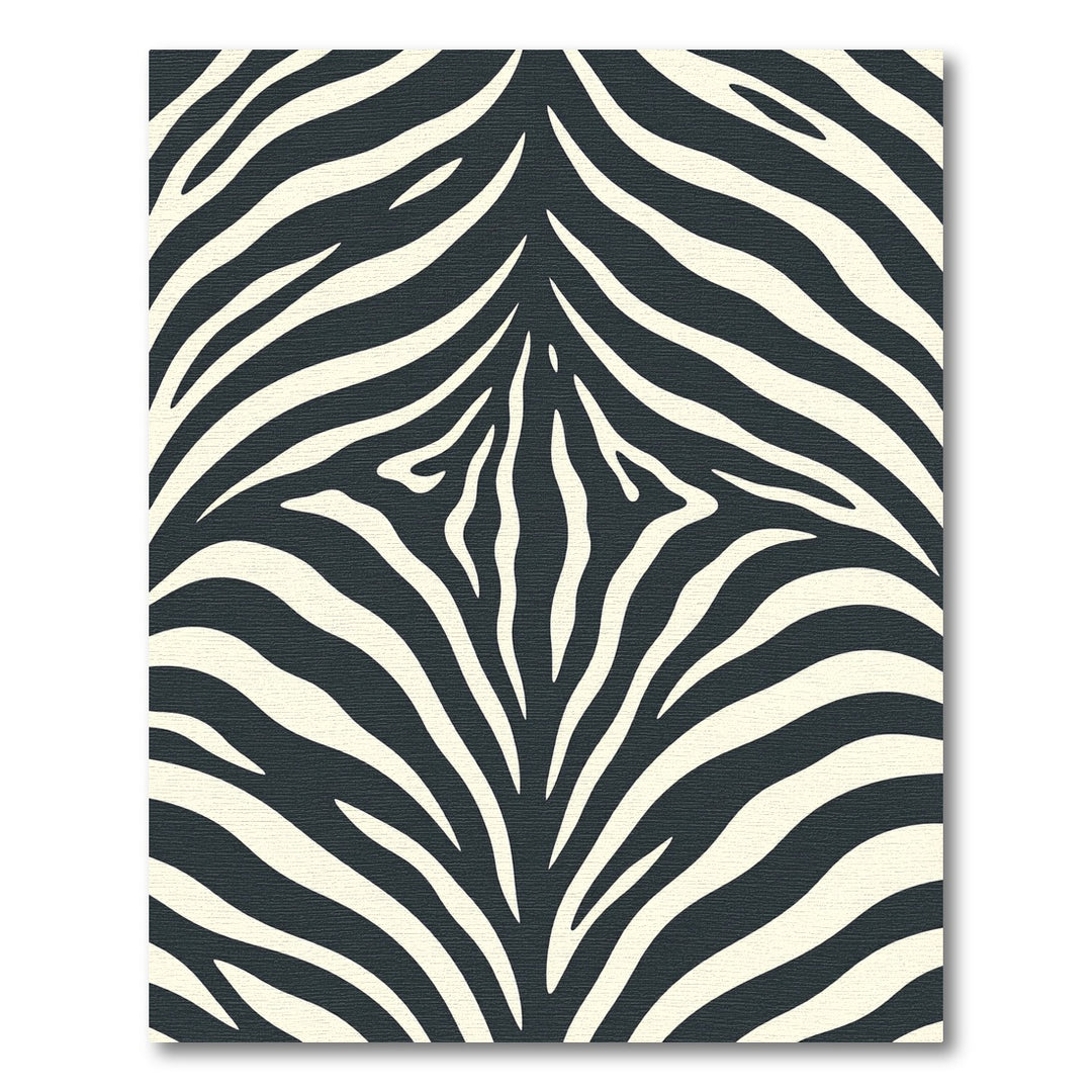 Bold Cream Zebra Stripes Rug