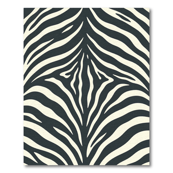Bold Cream Zebra Stripes Rug
