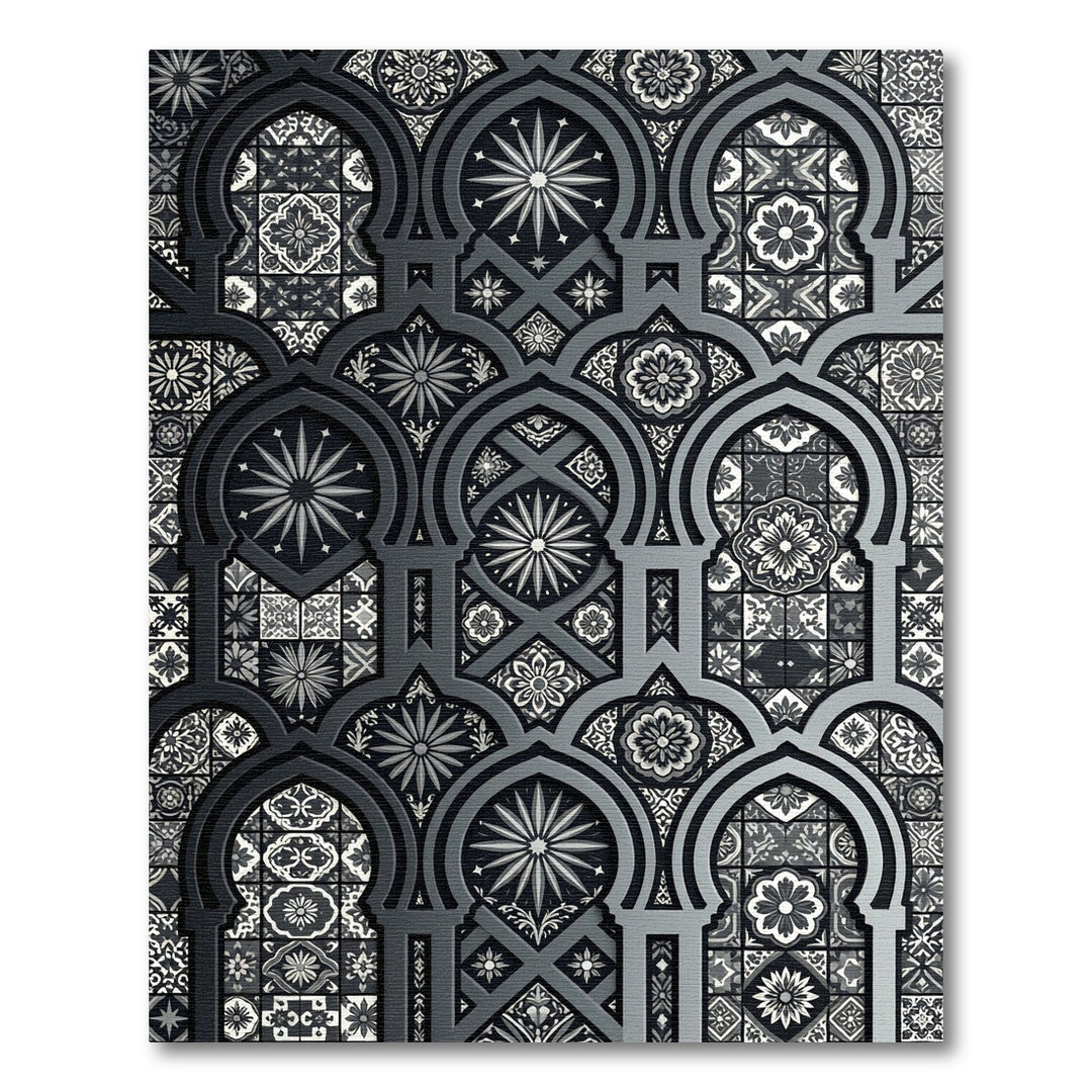 Intricate Geometric Archway Rug