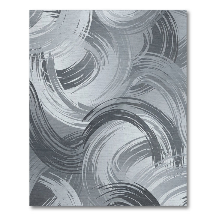 Shaded Swirl Brush Strokes Rug