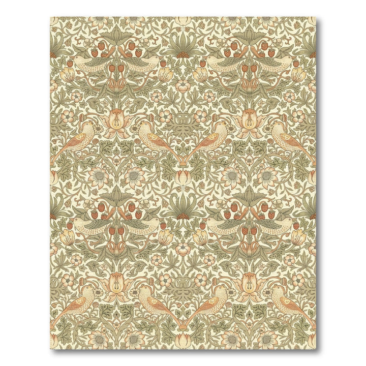 Vintage Bird and Strawberry Woodland Rug