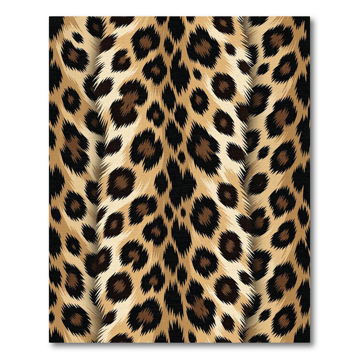 Bold Leopard Spots Animal Hide Rug