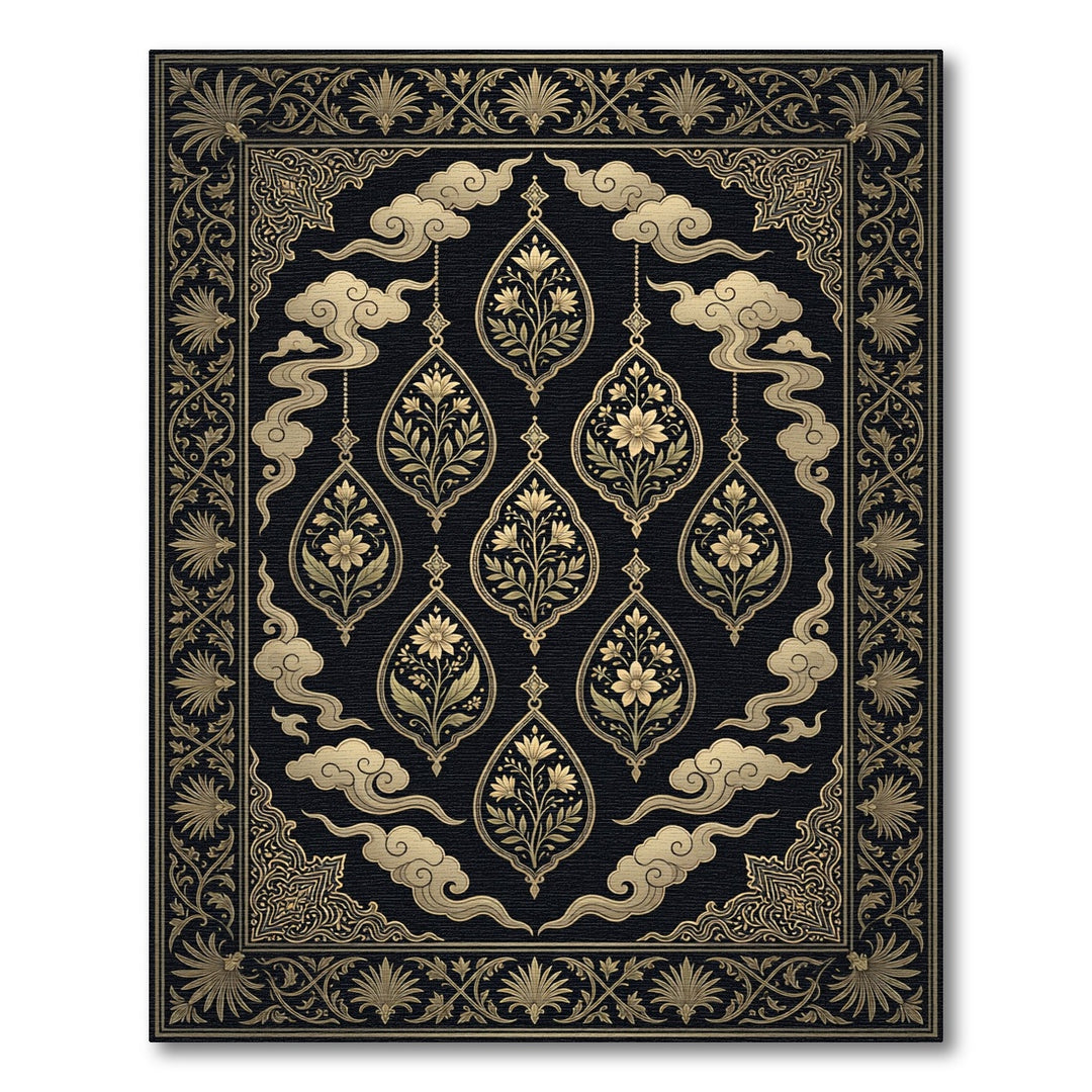 Oro Celestial Floral Drops Rug