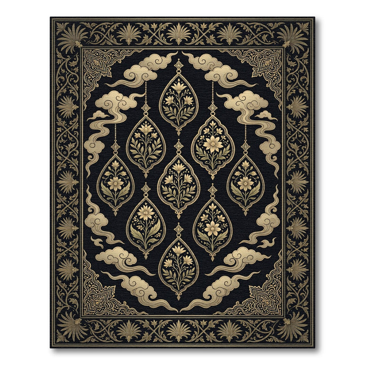 Oro Celestial Floral Drops Rug