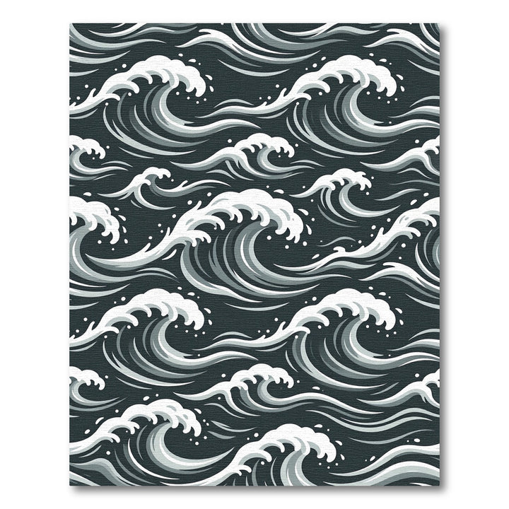 Waves Of Motion Dark Sea Rug