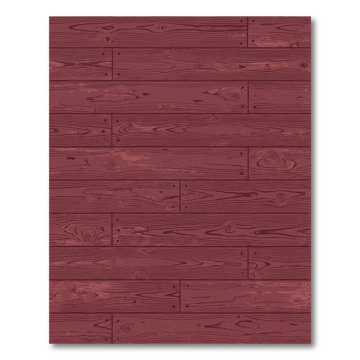 Rustic Red Barn Wood Texture Rug