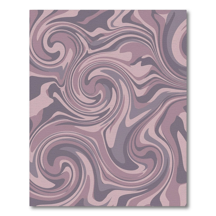 Mauve Lilac Swirl Marble Rug
